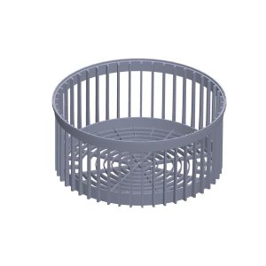 Round glass basket – 380 x 170